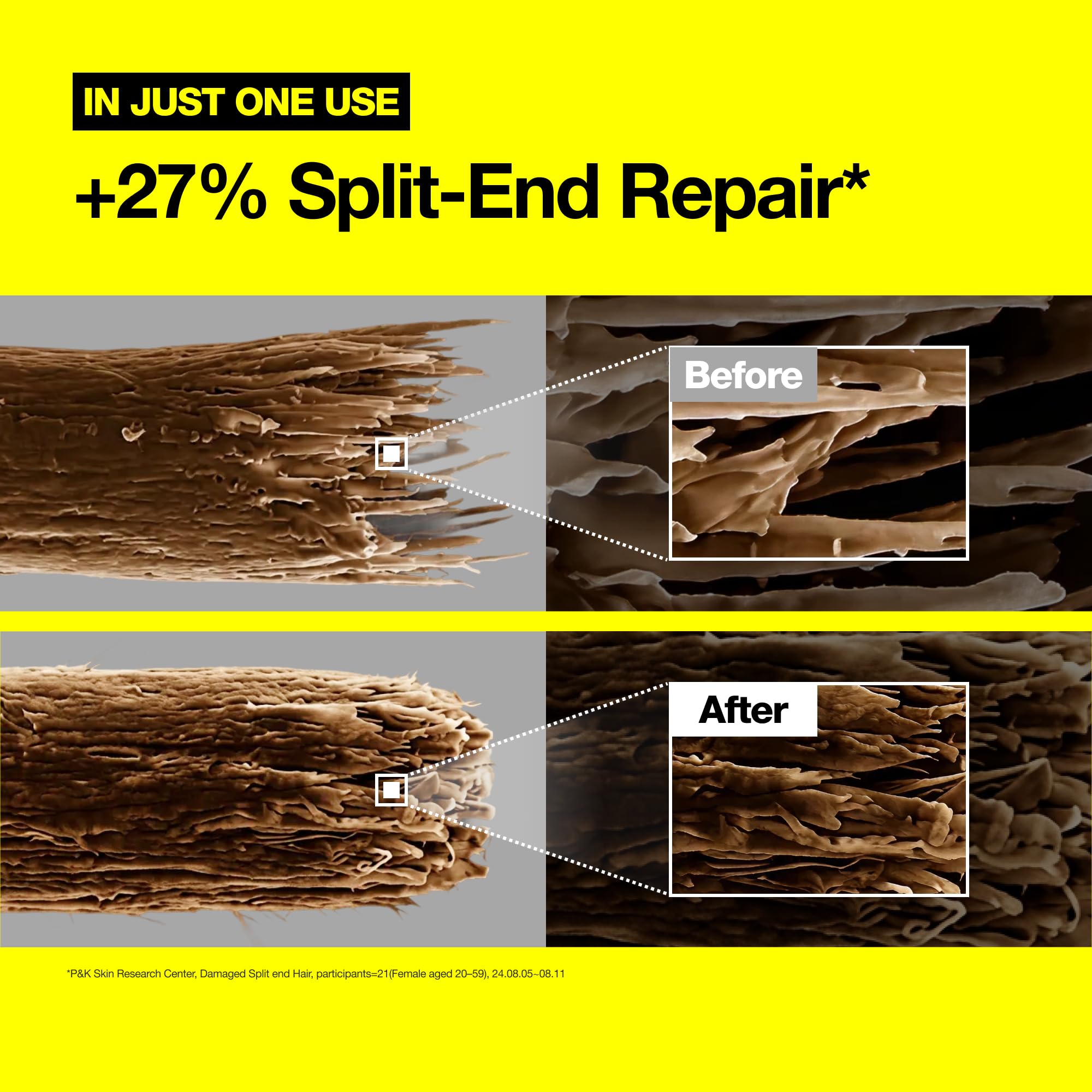 Use after shampoo on mid-lengths to ends, 3–5 minutes for best results.