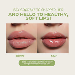 Centella Asiatica and natural oils support comfort on sensitive lips