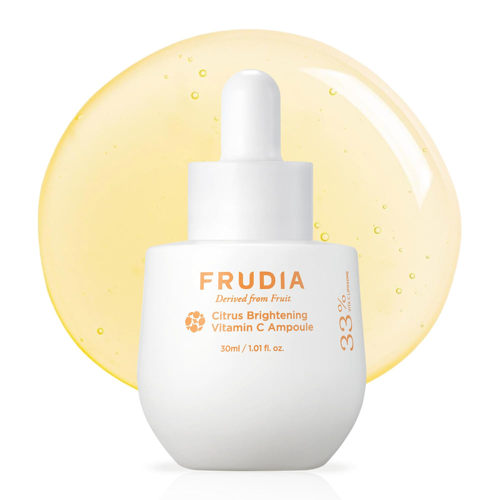 FRUDIA Citrus Brightening Ampoule bottle for daily brightening routine