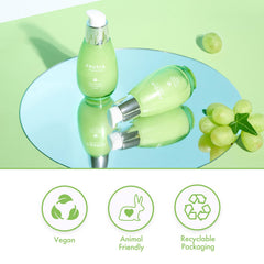 FRUDIA Vegan Collagen serum packaging highlighting plant-based support for skin texture.