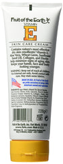 Fruit of the Earth Vitamin-E Cream texture closeup highlighting rich emollients for smoother skin.