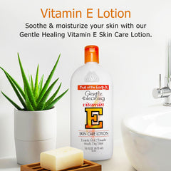 Fruit of the Earth Vitamin E Lotion 16oz creamy texture delivers rich moisture
