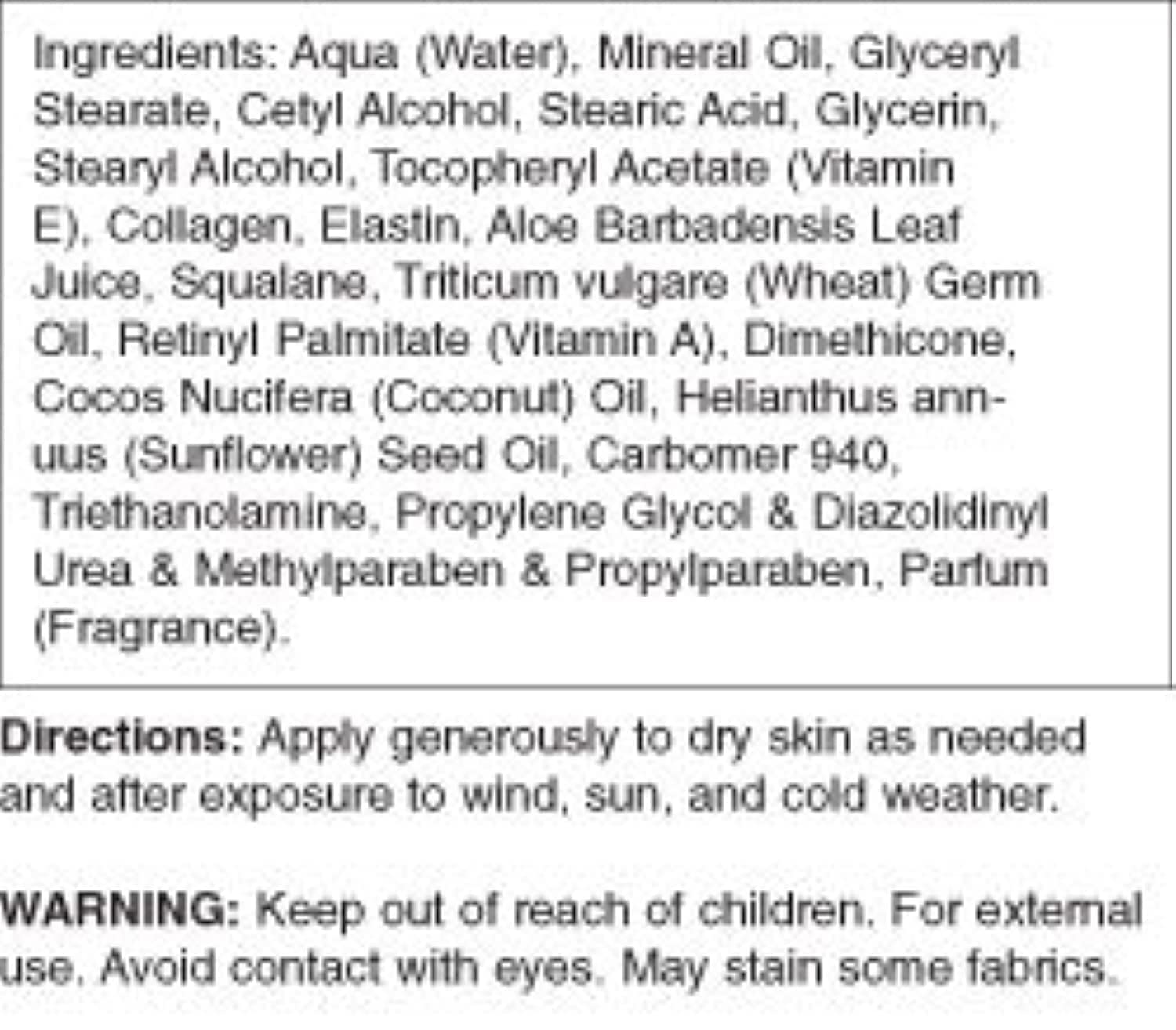 Fruit of the Earth Vitamin E Skin Care Cream hand application demonstrates daily moisture.