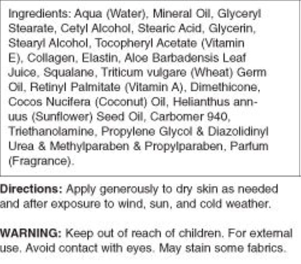 Fruit of the Earth Vitamin E Skin Care Cream hand application demonstrates daily moisture.