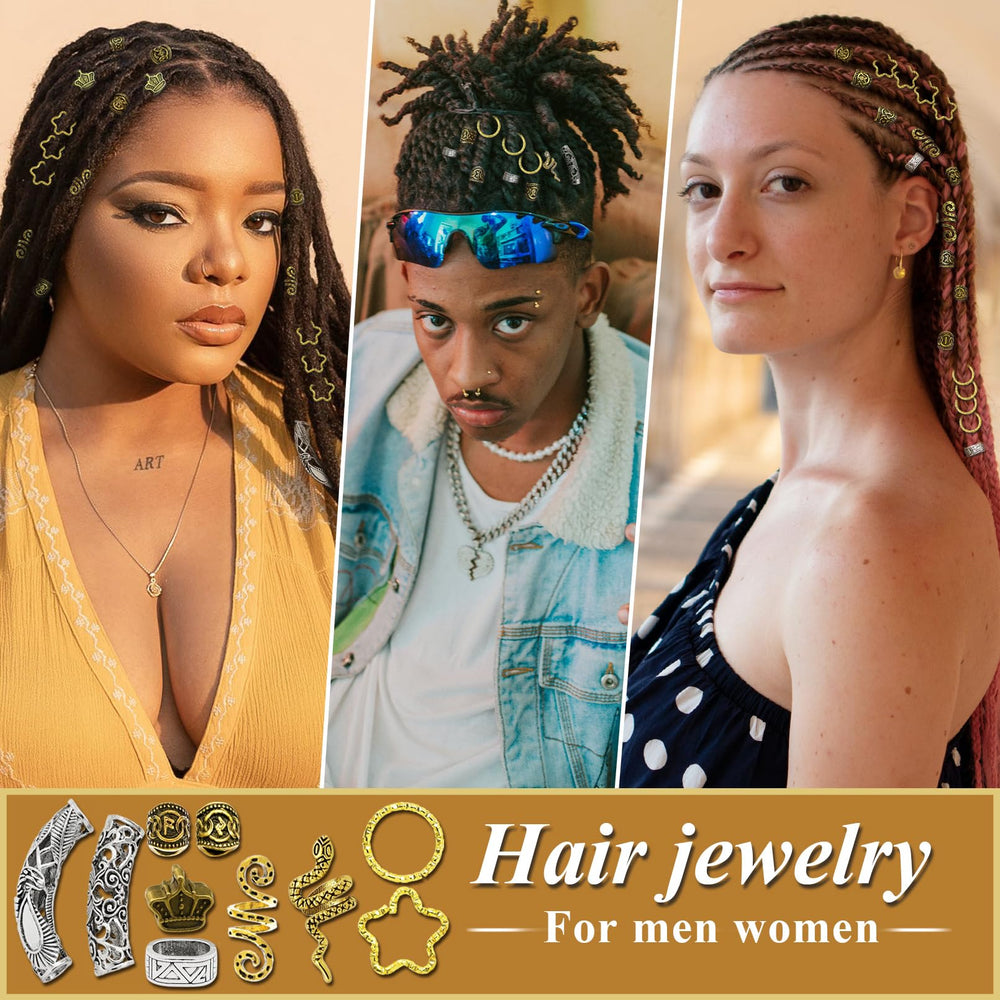 Fscwlmon beard and braid decorations elevate daily style and festival outfits