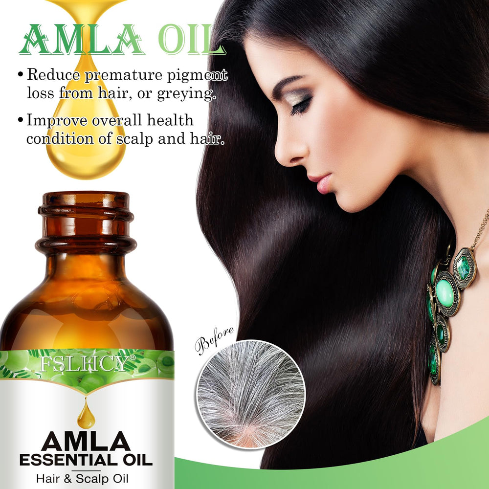 FSLHCY Amla Oil vitamin C rich formula highlights antioxidant support.