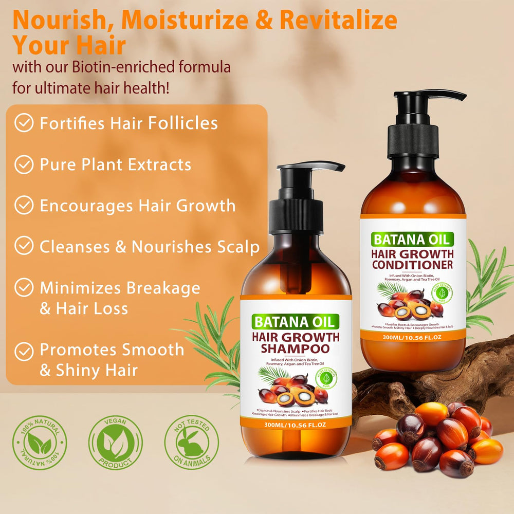 FSLHCY Batana Oil Conditioner bottle restores moisture and shine.