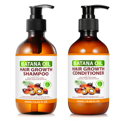 FSLHCY Batana Oil Shampoo bottle promotes clean scalp and refreshed hair.
