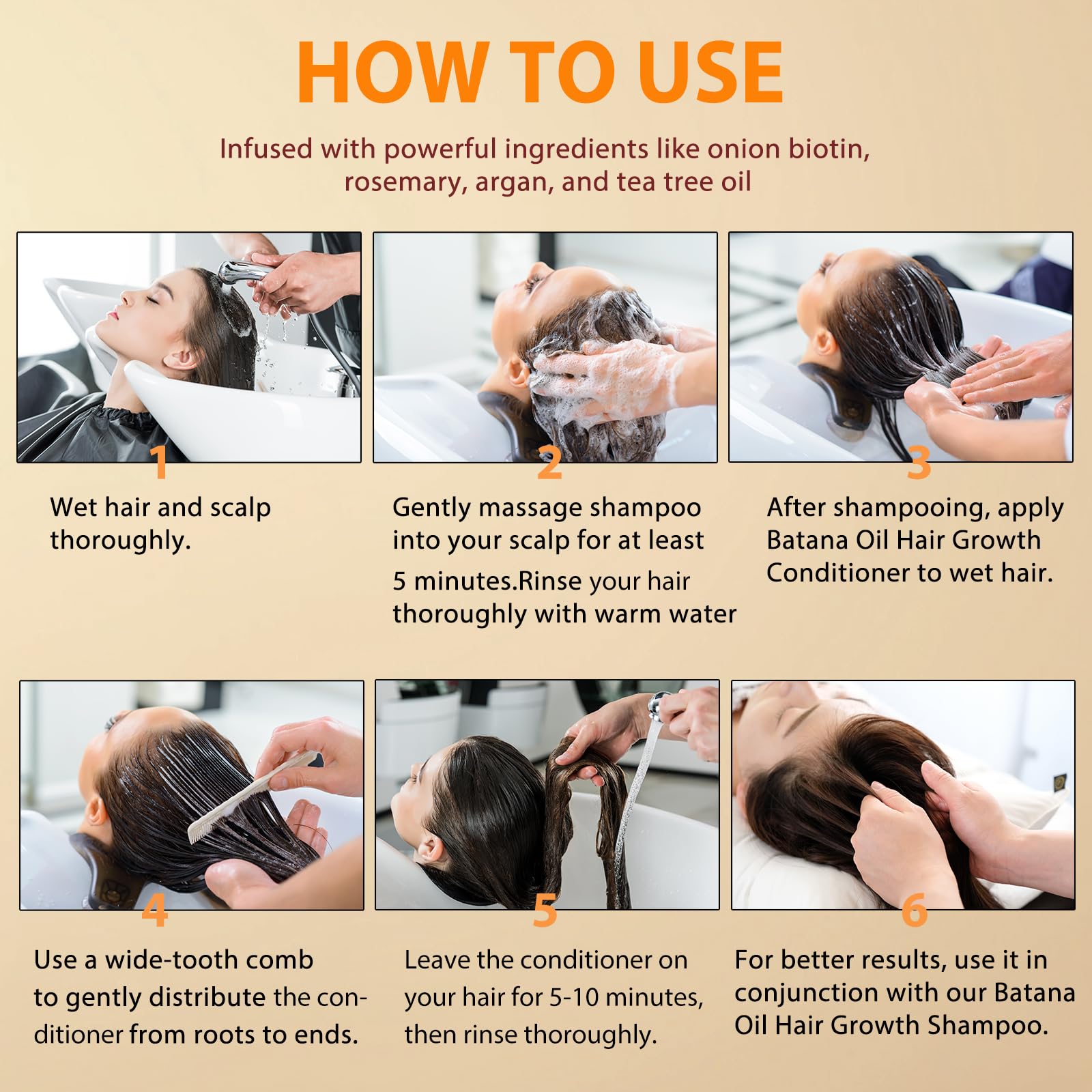 FSLHCY Before-after hair comparison shows smoother, healthier-looking ends.