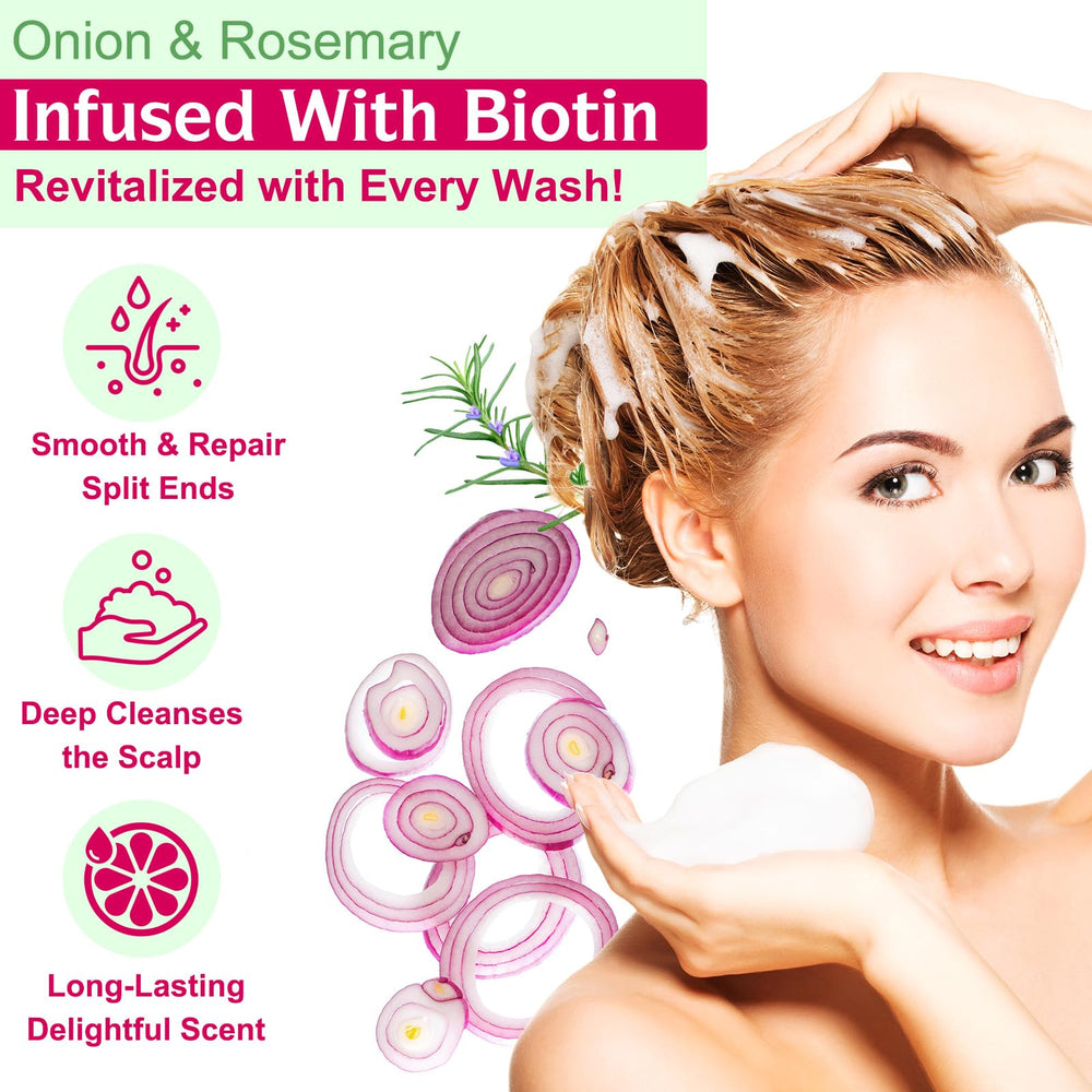 FSLHCY shampoo foam shown with luxurious lather for daily cleansing.