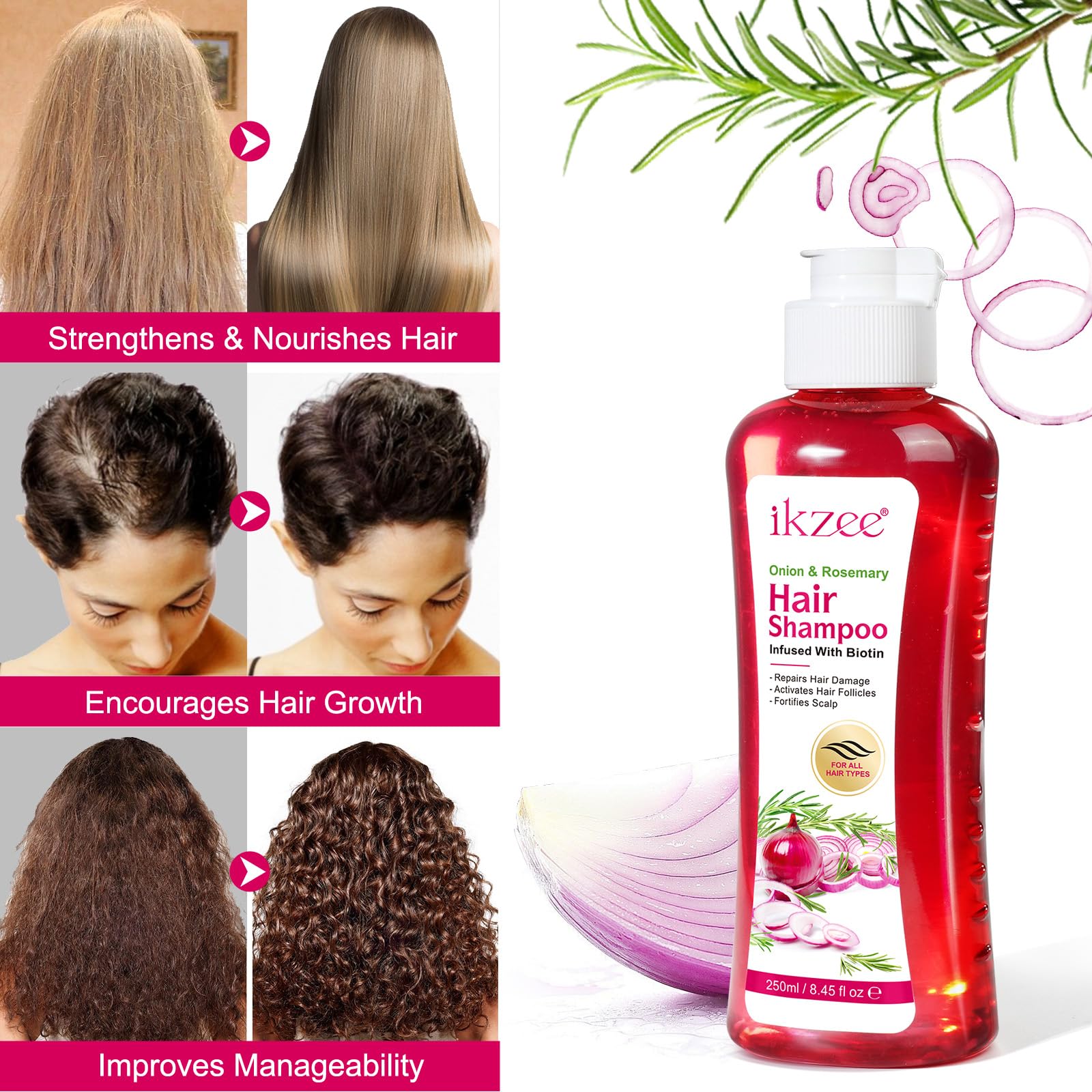 FSLHCY silicone-free formula label highlights safe daily use.