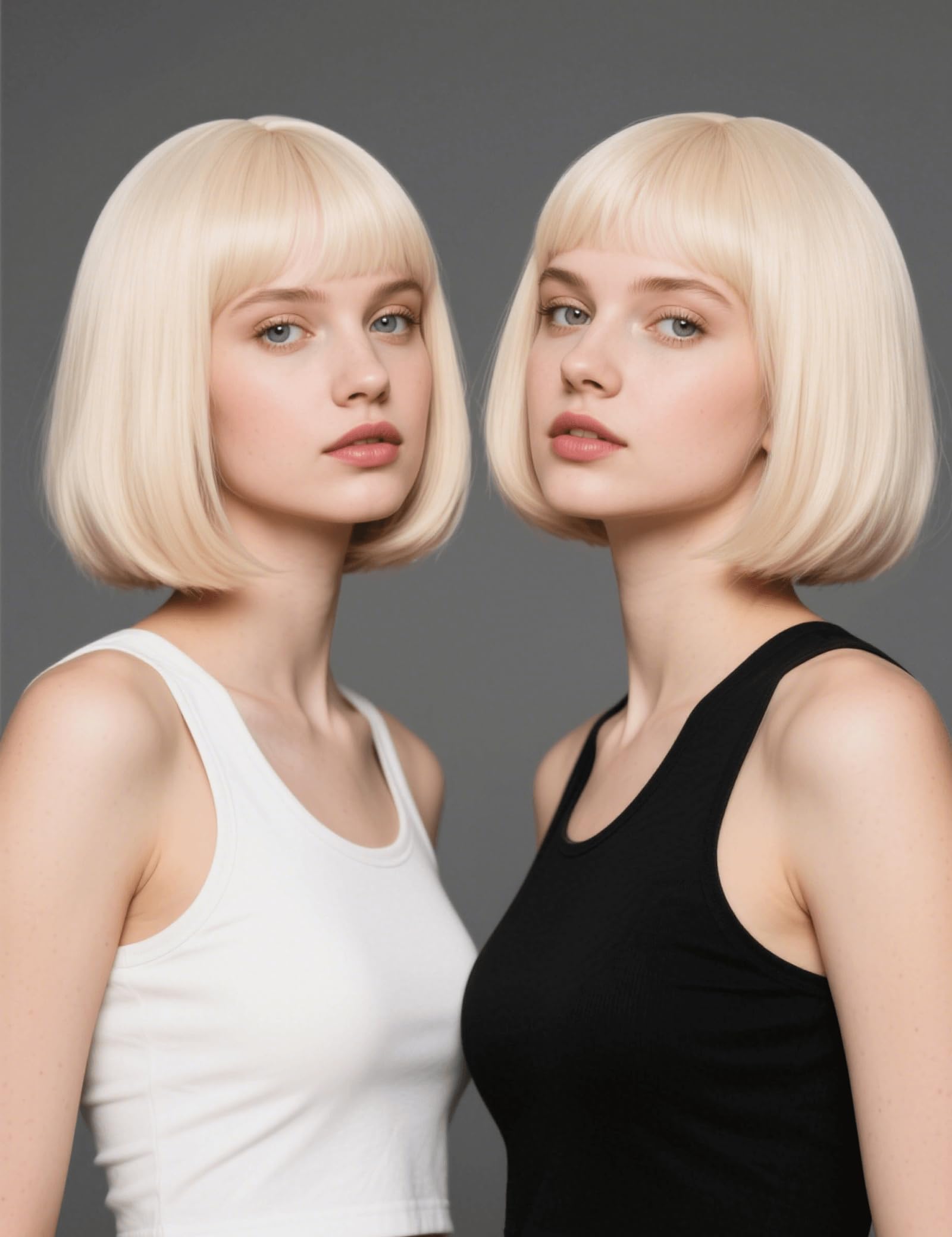 FSLLZCJY Blonde Bob Wig on-model lifestyle for versatile looks