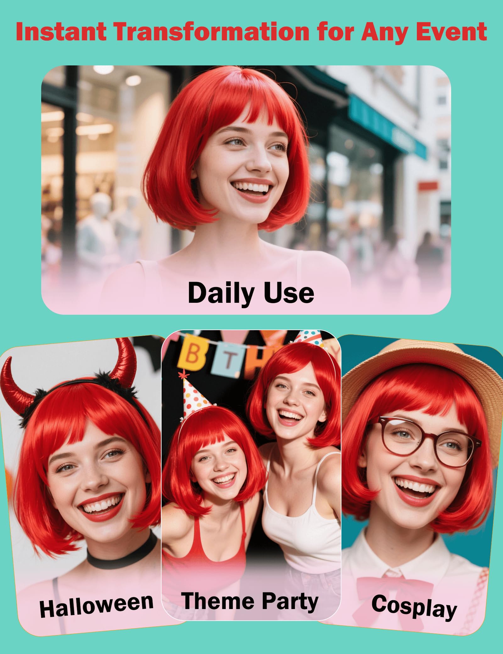 FSLLZCJY lightweight design reduces scalp irritation during long events.