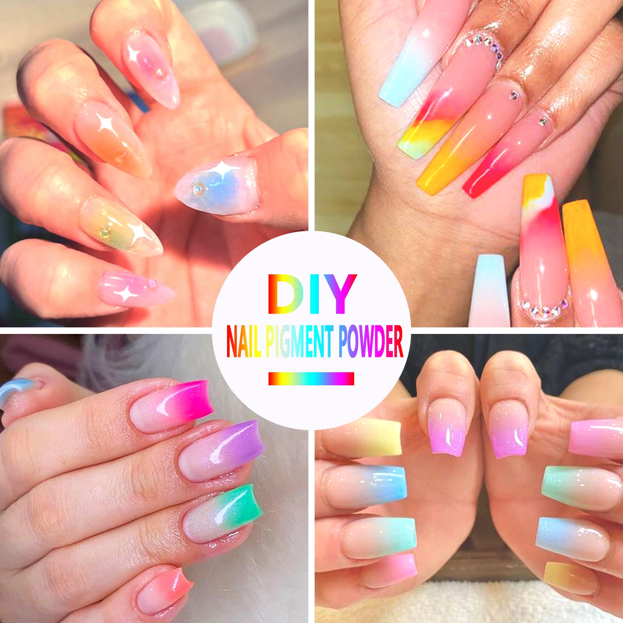 FSpronail neon pigments deliver bright summer neon color for a lasting look.