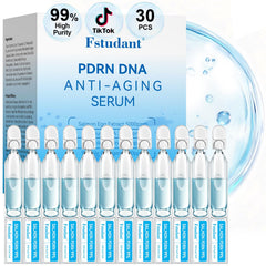 Fstudant Salmon DNA PDRN serum bottle showing hydration and brightness potential.