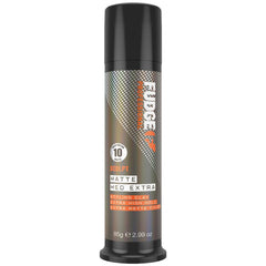 Fudge Matte Hed Extra wax jar offering extreme hold for textured styles.