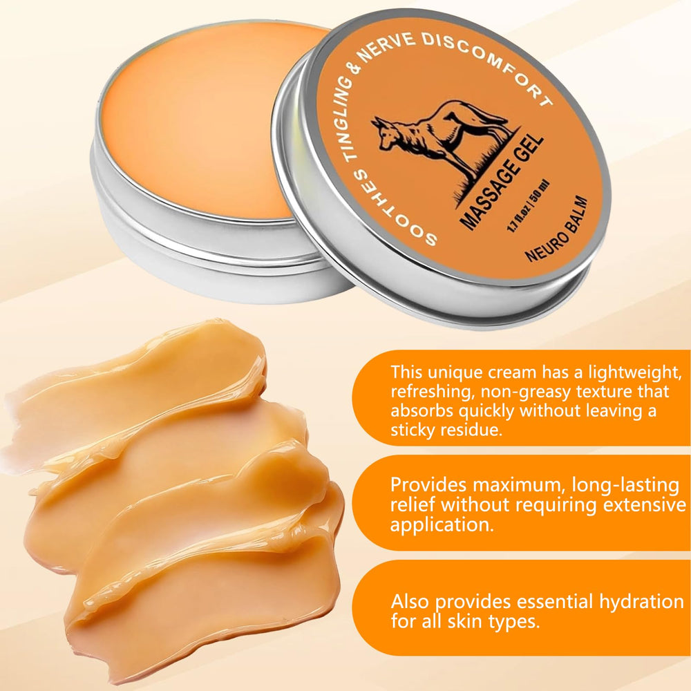 FUERHPSH Neuro Balm cooling texture provides soothing relief after activity.