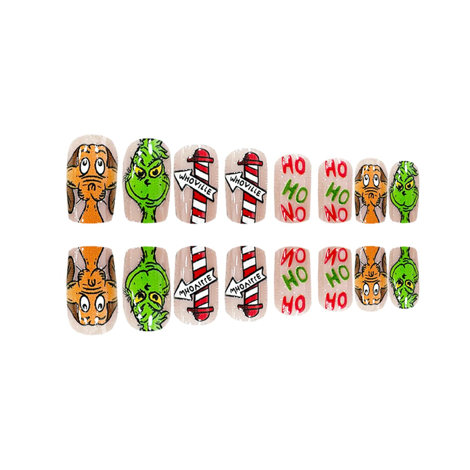 FUKIDOG jelly glue stickers for easy, tool-free nail application