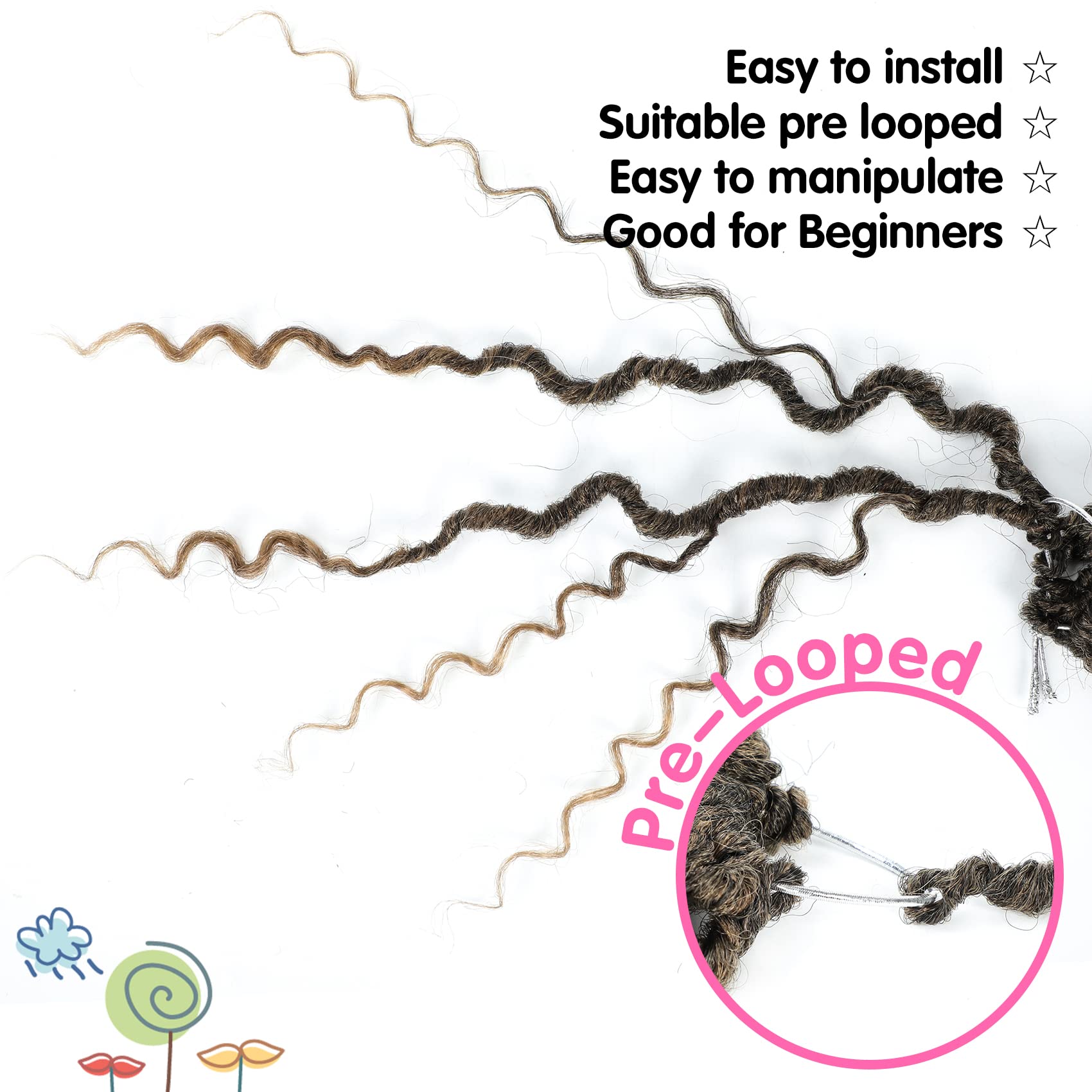 Fulcrum Goddess Locs 40g per pack adds volume