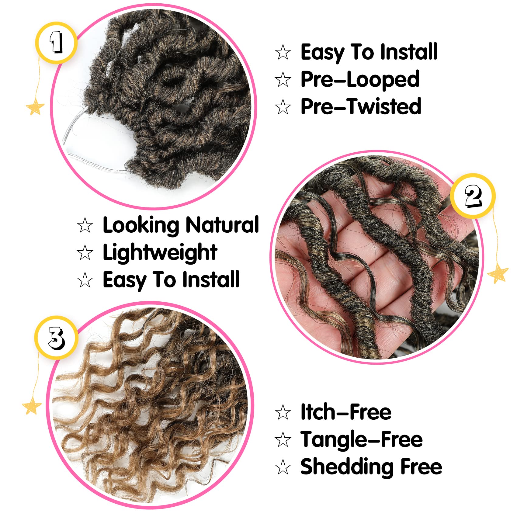 Fulcrum Goddess Locs eight-pack deal for quicker full-head styling