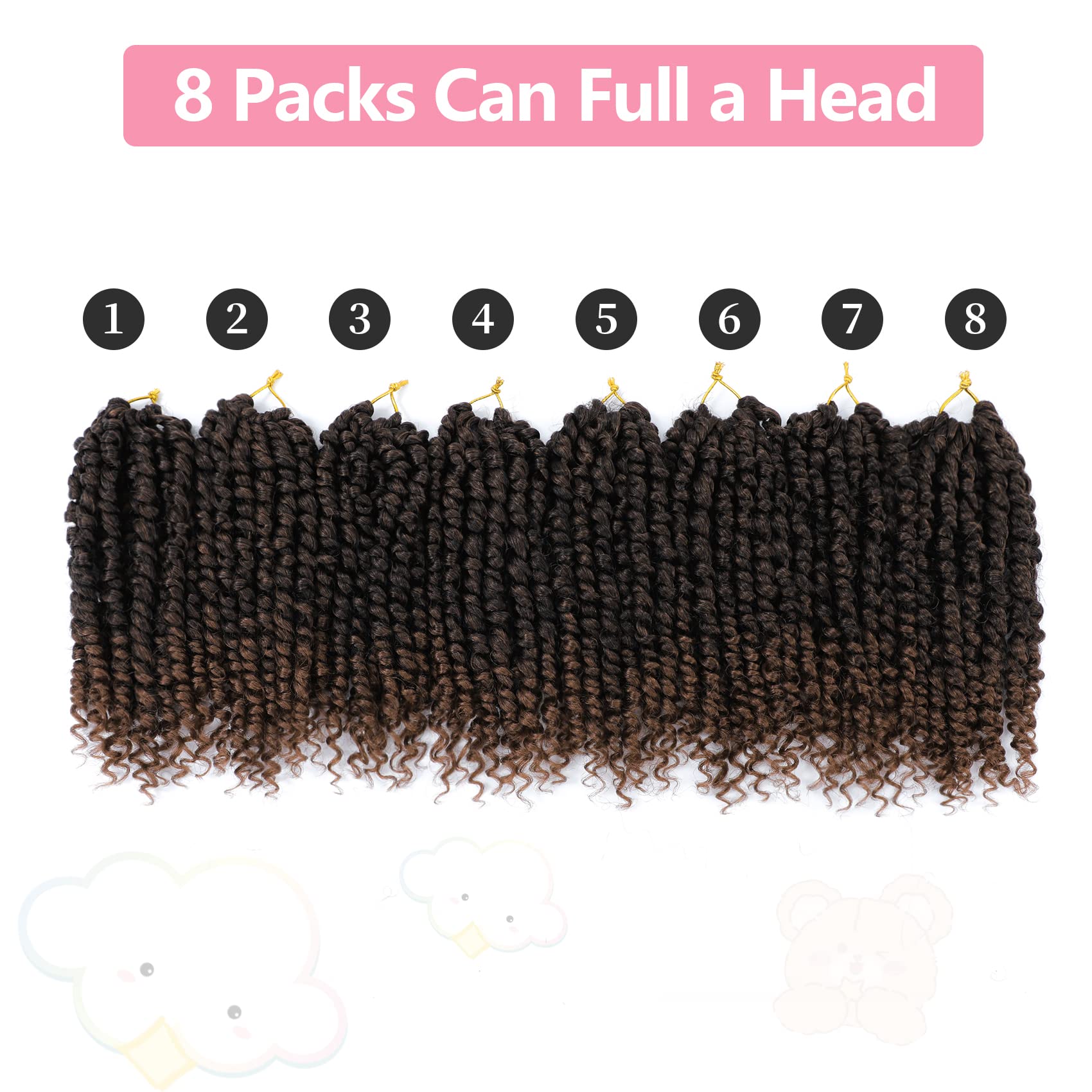 Fulcrum Passion Twist 8inch curly ends close-up highlighting soft texture