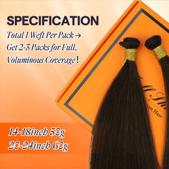 Full Shine invisible natural blend appears like your own hair