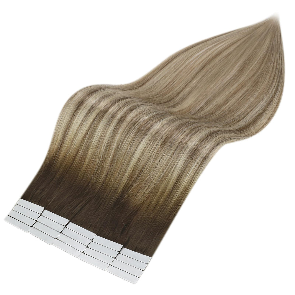 Full Shine extensions can be retaped and repositioned every 3 to 6 weeks