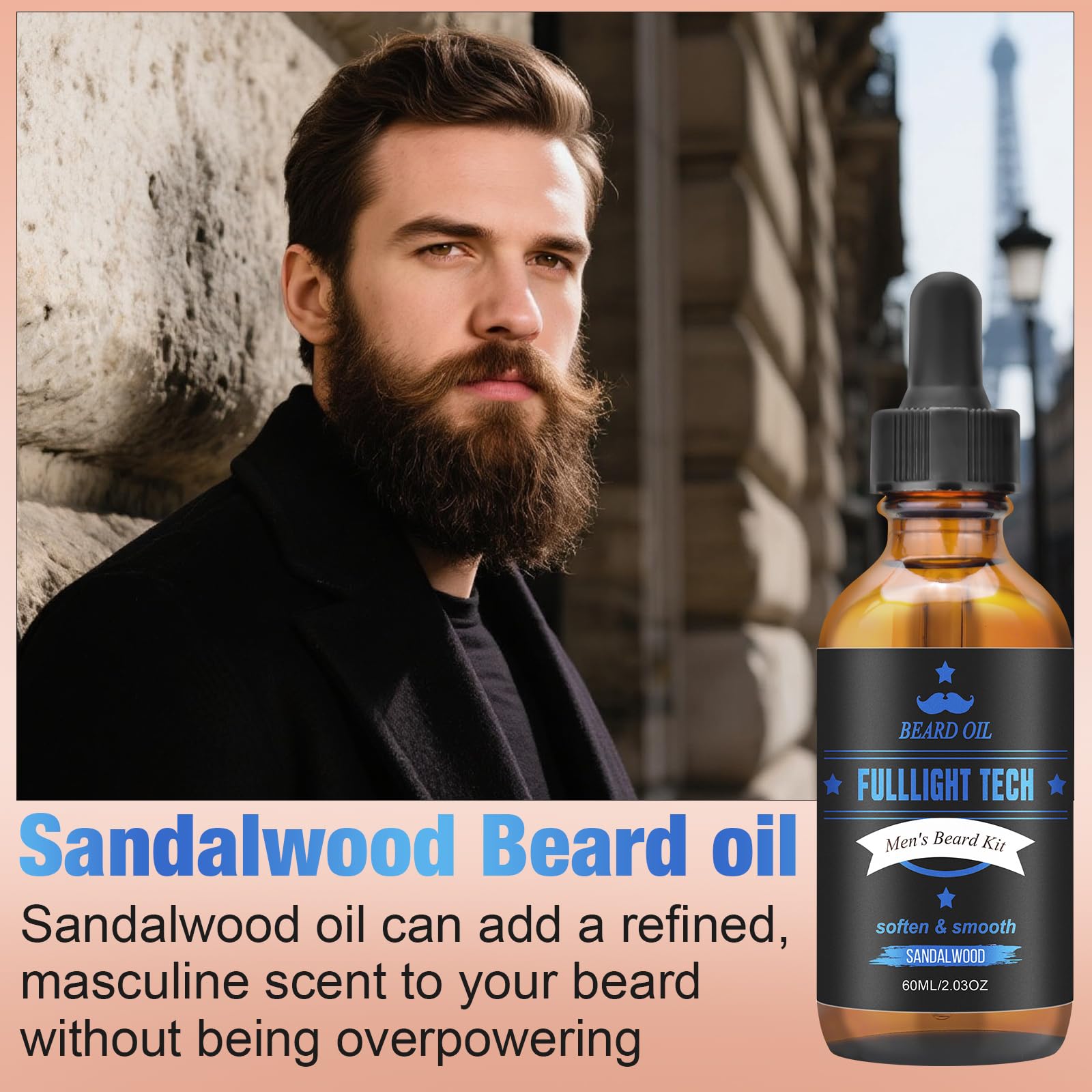 FULLLIGHT TECH sandalwood texture indicates non-greasy absorption
