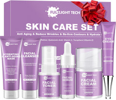 FullLight Tech Skin Care Set packaging showcases premium, gift-ready presentation.