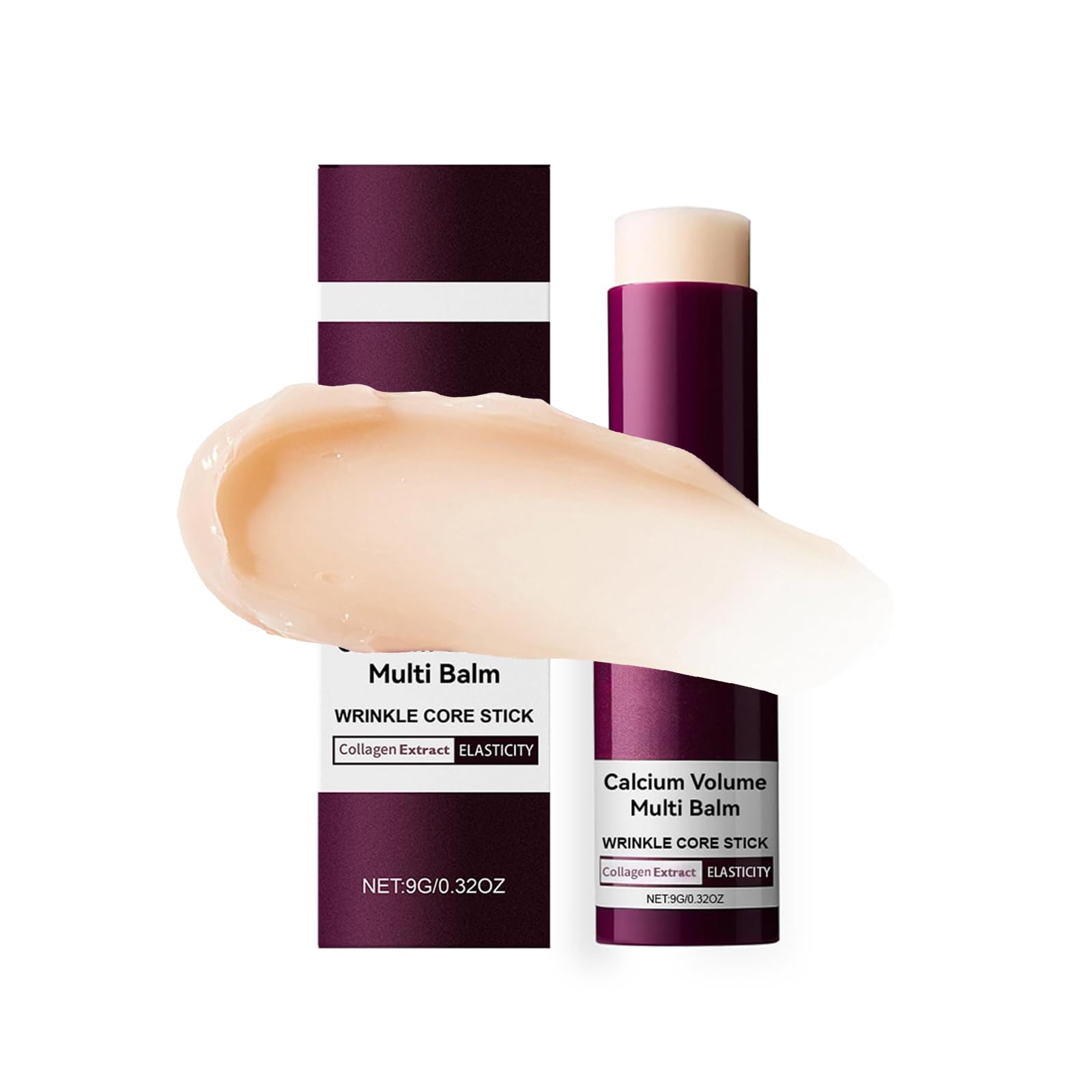FullMeet Calcium Multi Balm packaging shows a compact all-in-one stick for on-the-go hydration.