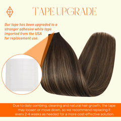 Full Shine ash brown to dark brown shade for seamless blend.