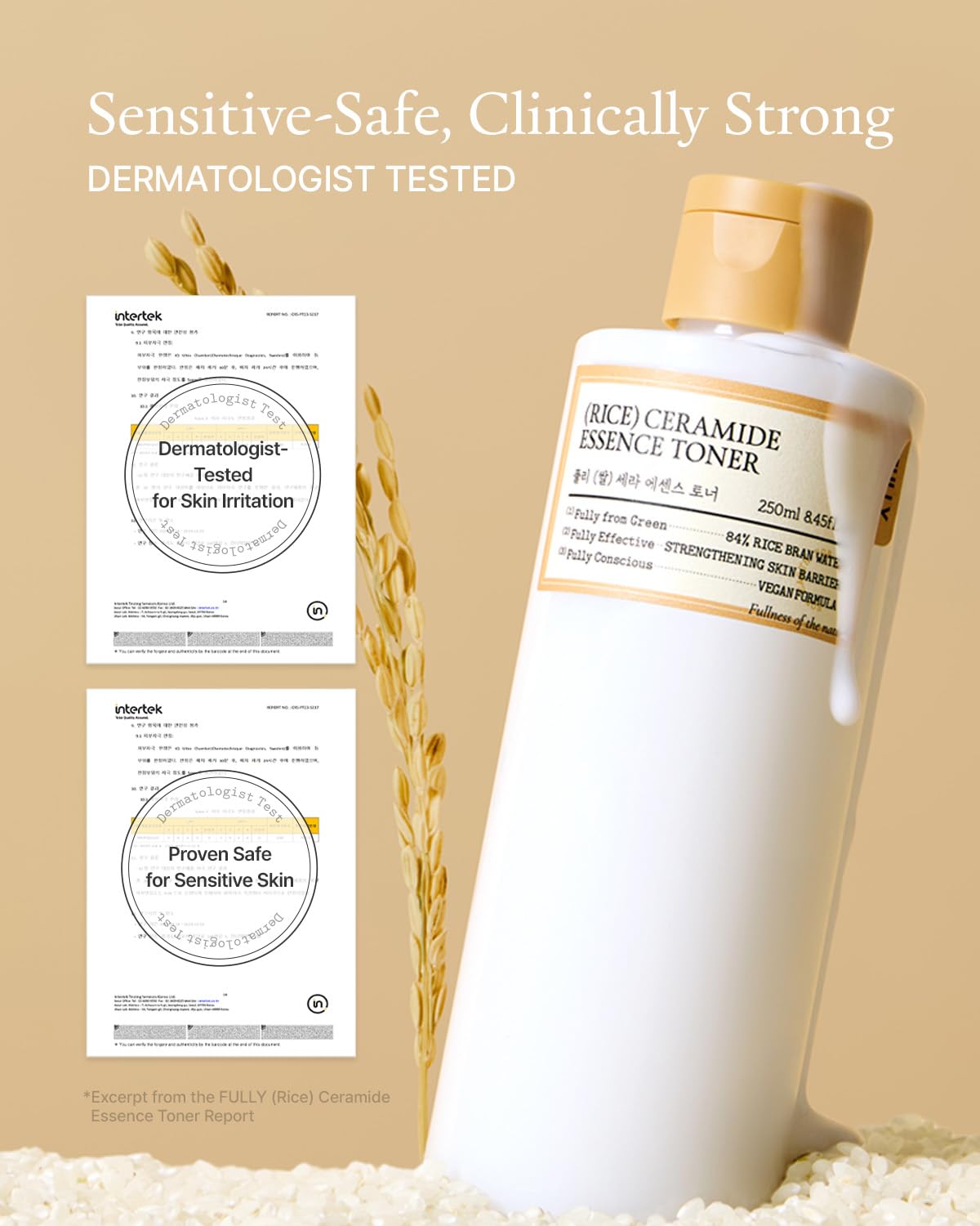FULLY Glass-skin result depiction shows a dewy, healthy-looking complexion.