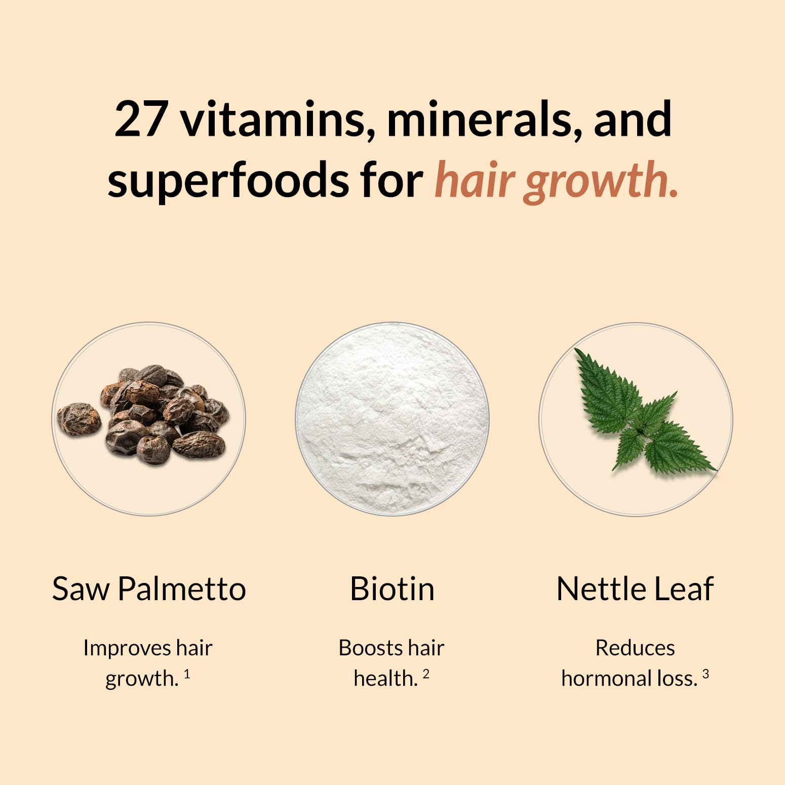 FullyVital vitamin D3 and hyaluronic acid support scalp nourishment and moisture.