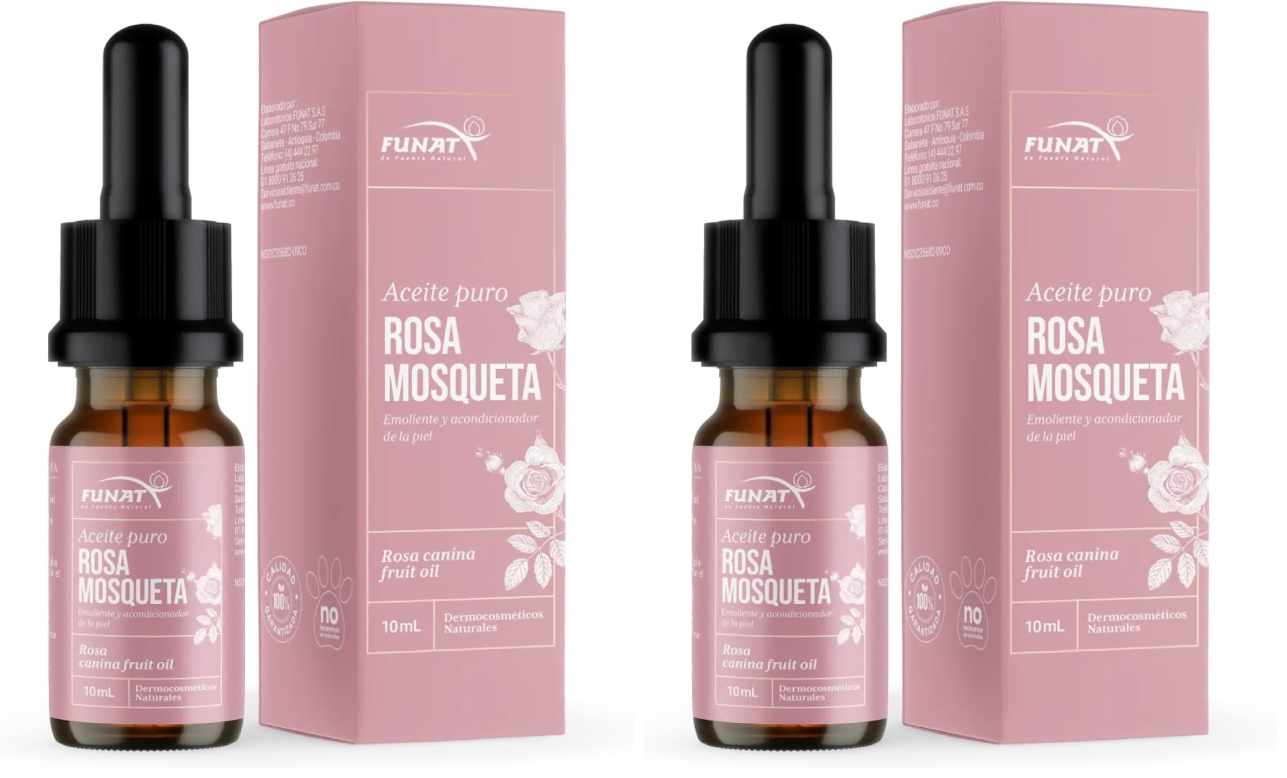 FULL OF NATURE FUNAT rosehip oil bottle for daily facial hydration and nourishment.