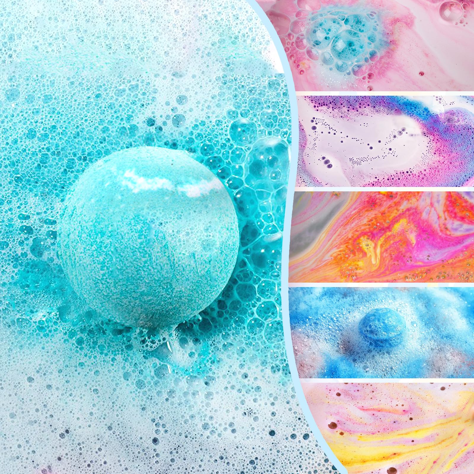 FUNCREVITY fizzing bath bombs create a vibrant water show with toy surprises.