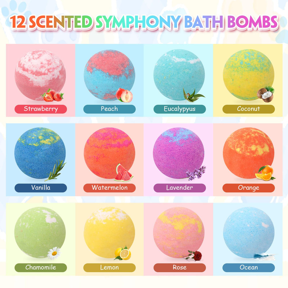 FUNCREVITY bath bomb set makes a thoughtful gift for birthdays and holidays.