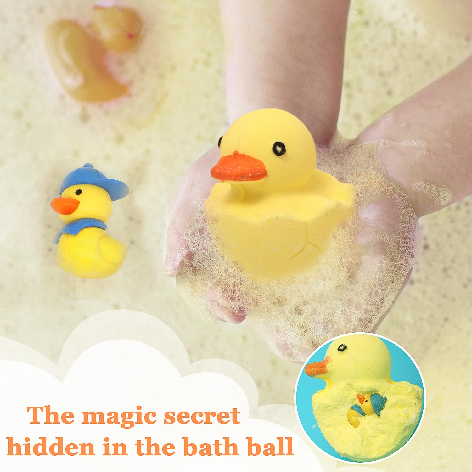 Funcrevity bath bombs with organic shea butter and coconut oil for moisturizing baths