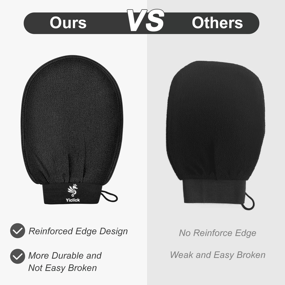 Fundrem exfoliating mitt ready for self-tan prep or removal.