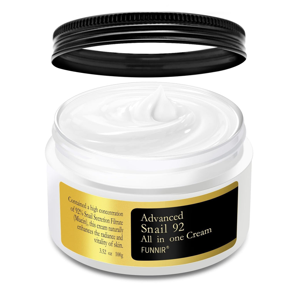 FUNNIR snail mucin moisturizer packaging closeup highlighting barrier protection