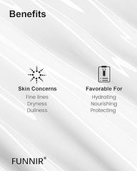 FUNNIR snail mucin moisturizer absorbed quickly for non-greasy finish