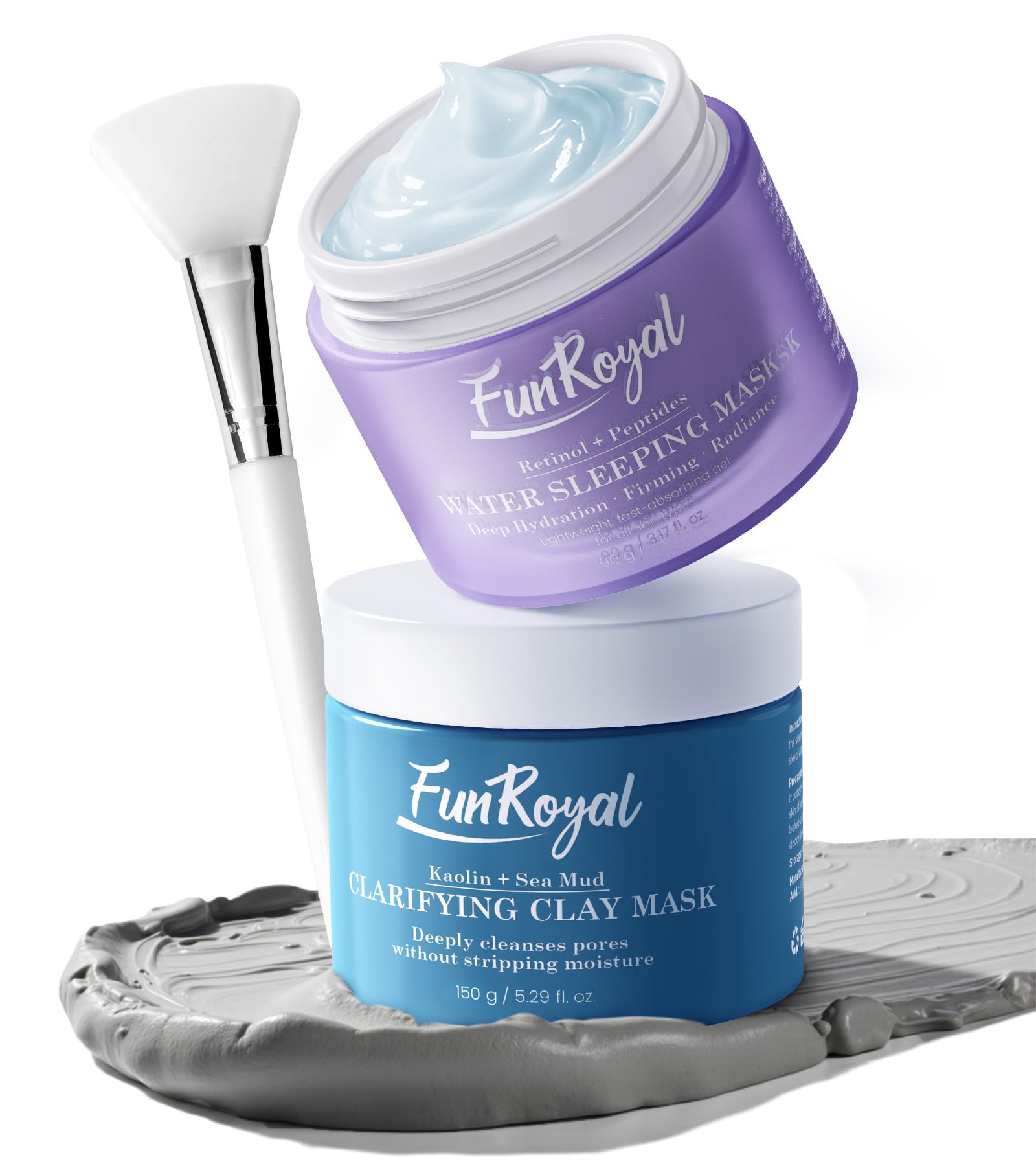 FunRoyal Glow mask set packaging for at-home spa routines.