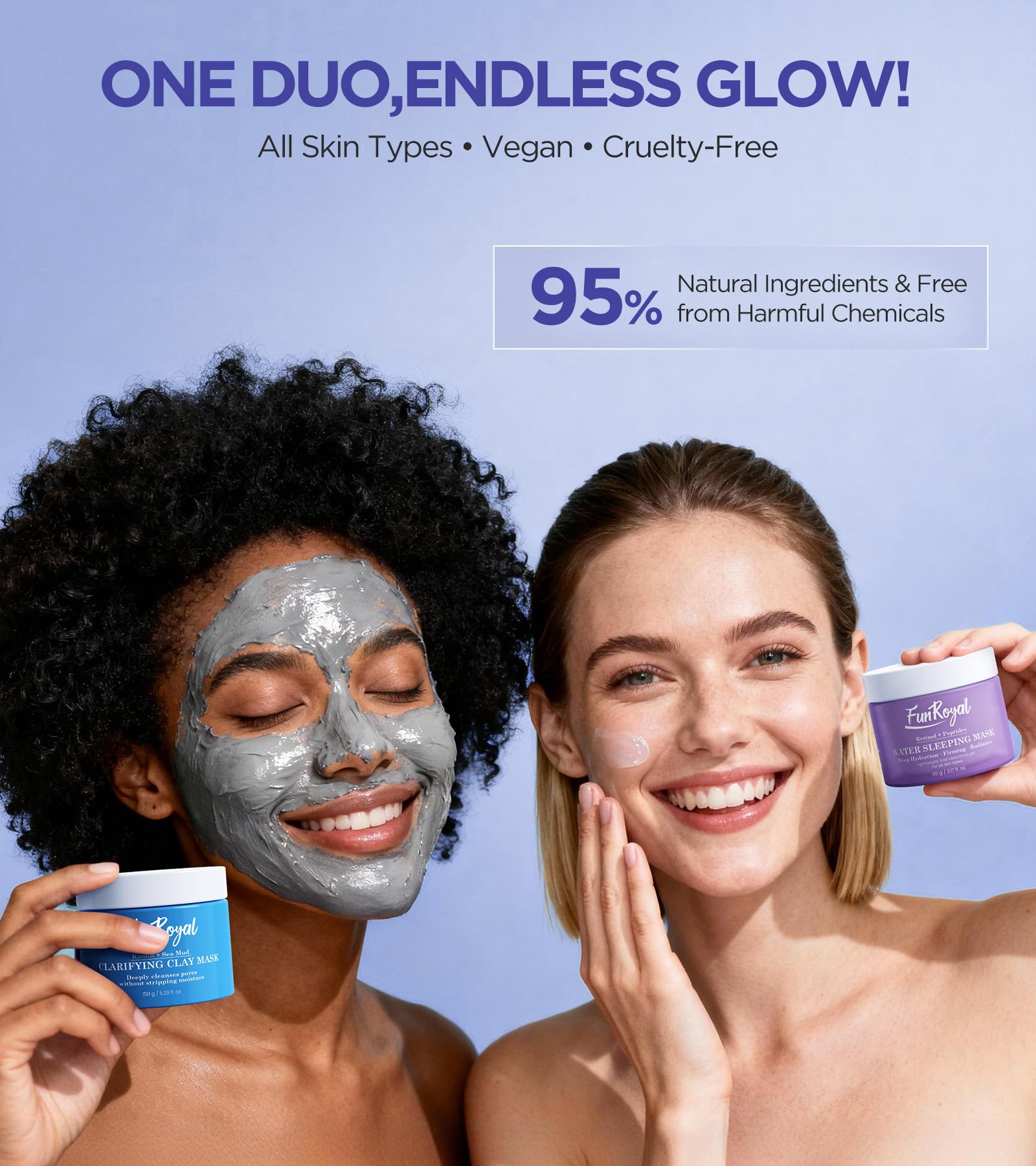 FunRoyal hydrolyzed collagen formula highlighting 10% hydration boost.
