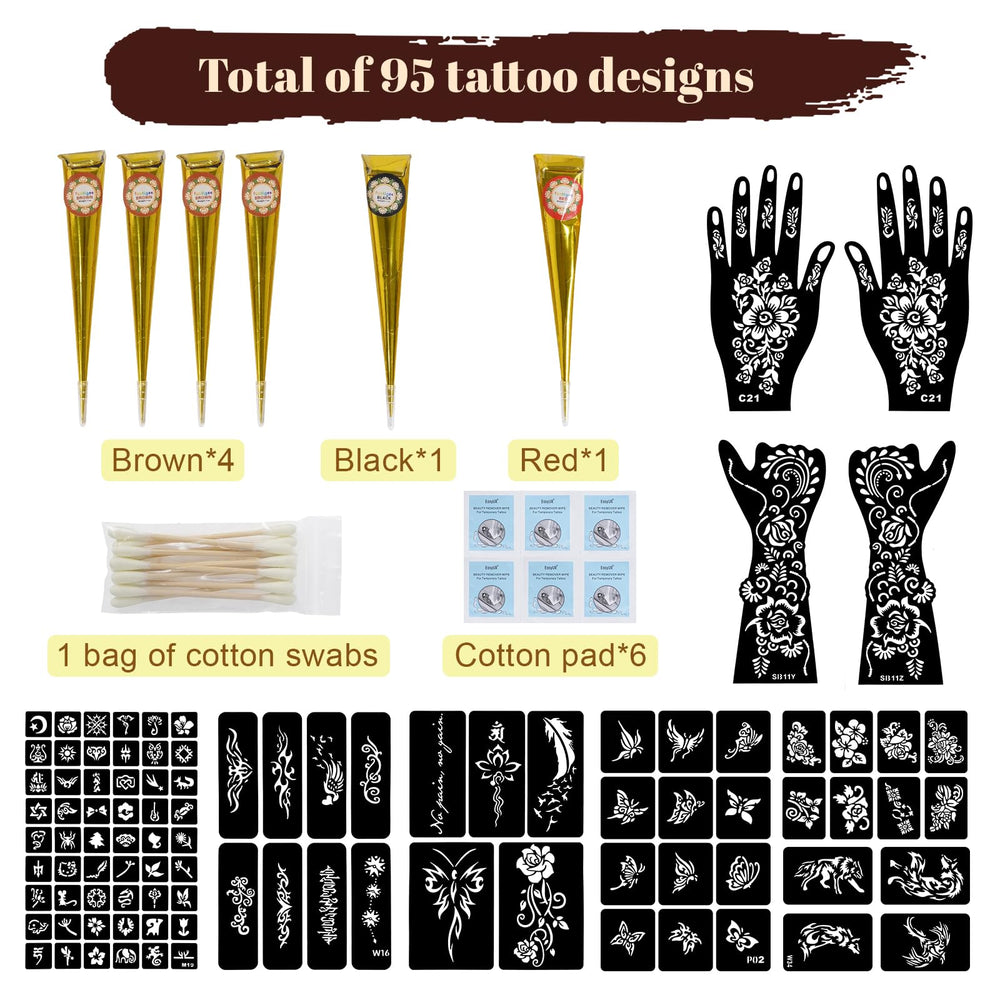 Funtigee ink collection in black brown and red for versatile patterns