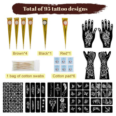 Funtigee ink collection in black brown and red for versatile patterns