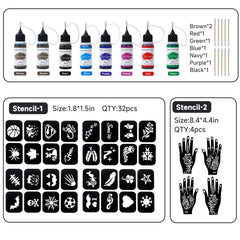 Funtigee color palette with assorted inks enabling versatile DIY designs.