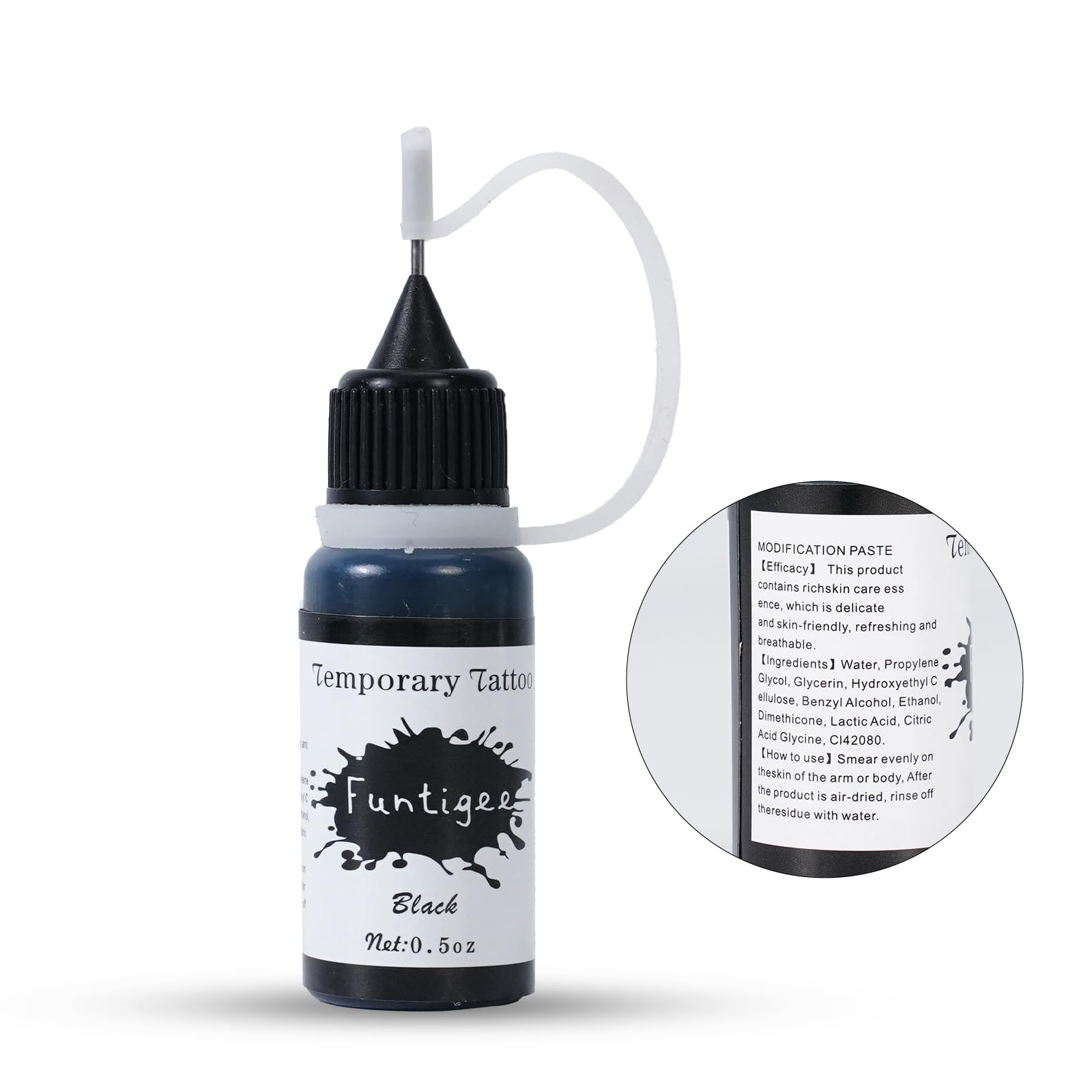 Funtigee DIY tattoo kit with simple steps for painless body art.