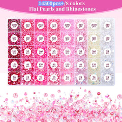 Funtopia pink flatback pearls 3mm ideal for tumblers and crafts
