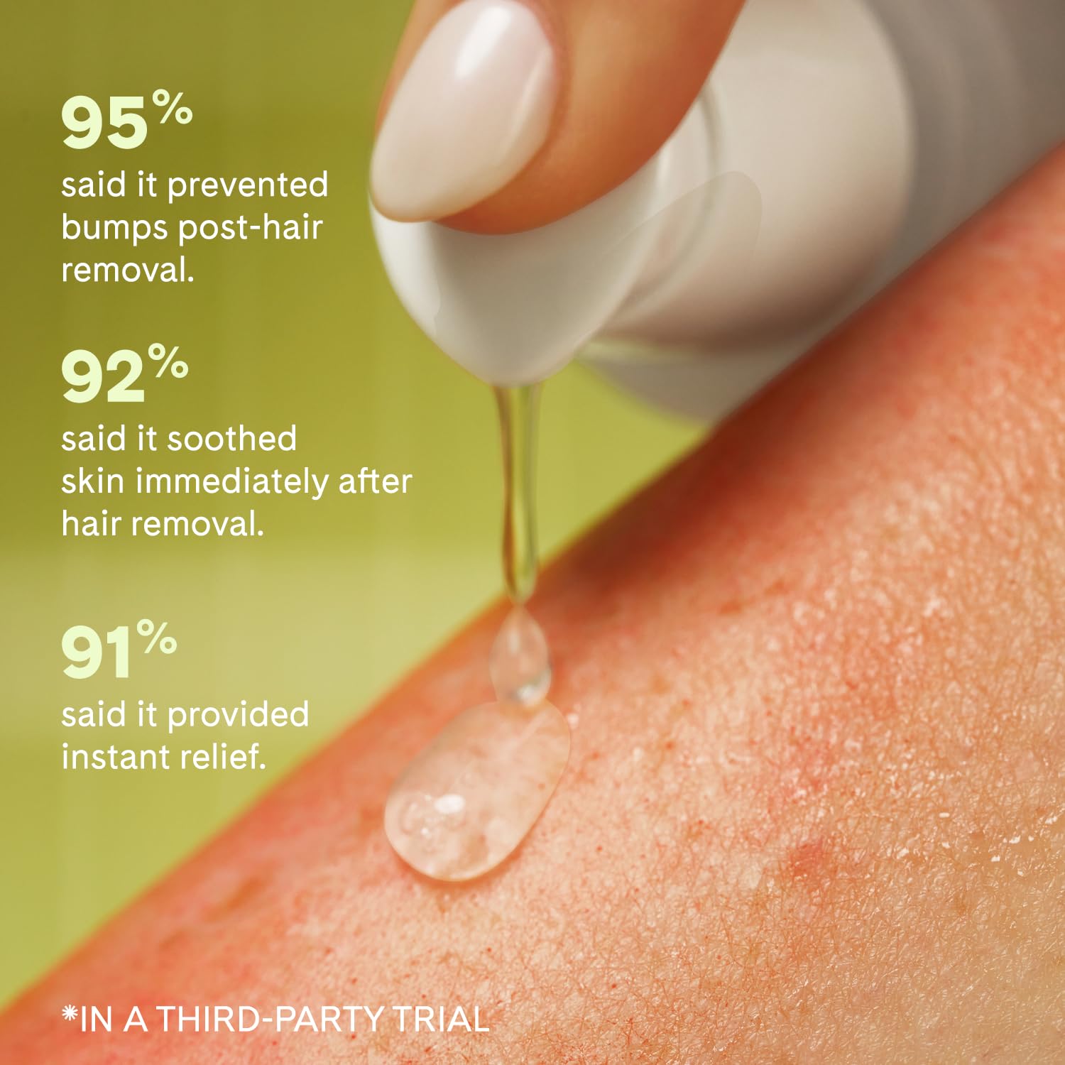 Fur Flash Repair Jelly gel-texture provides longer contact for absorption and comfort.
