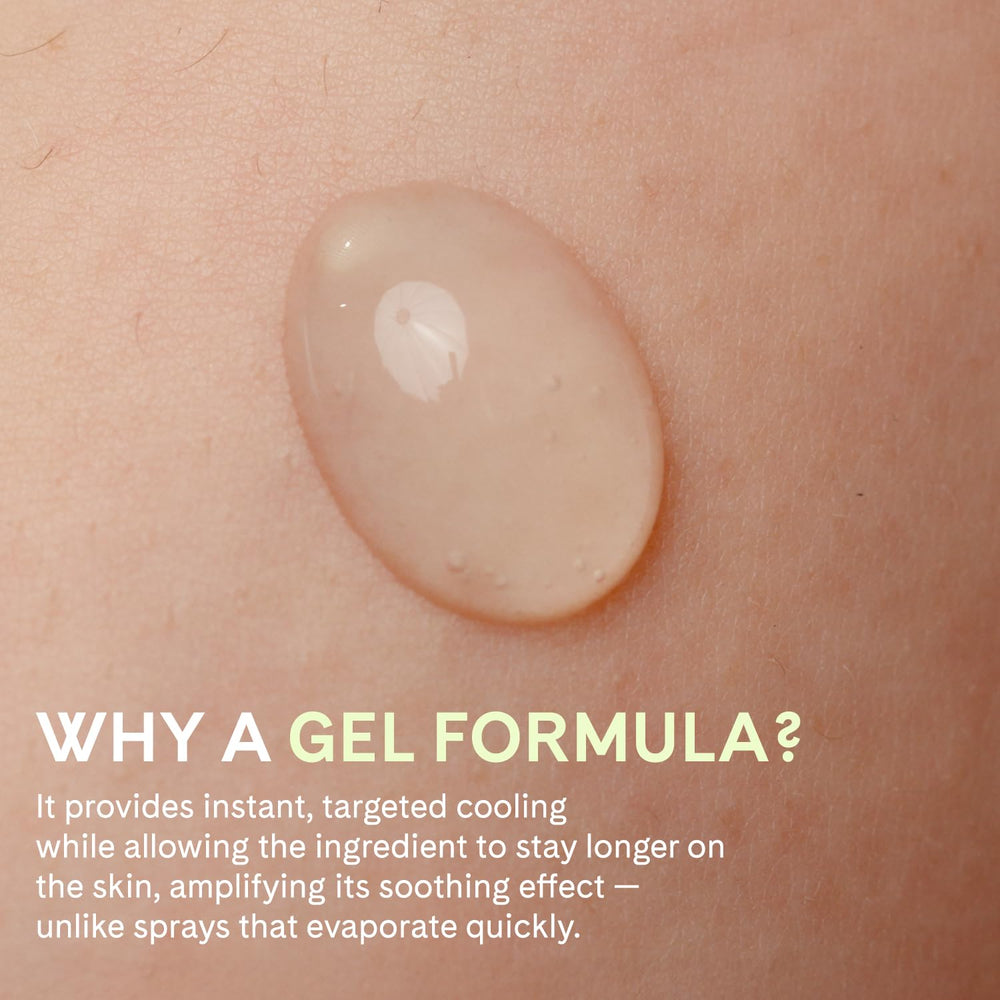 Fur Flash Repair Jelly underarms demonstrates safe post-removal relief.