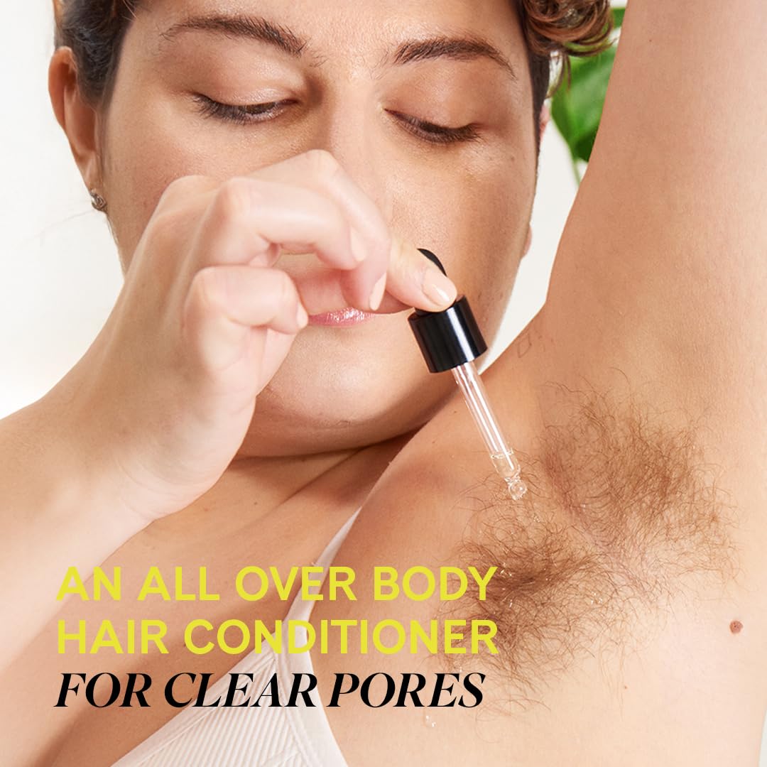 Close-up of Fur Oil bottle highlighting smooth, light hydration